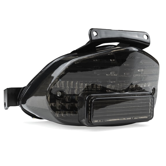 Krator Smoke LED Tail Light Integrated with Turn Signals Compatible with 2002 Suzuki GSXR 1000 / GSX-R1000