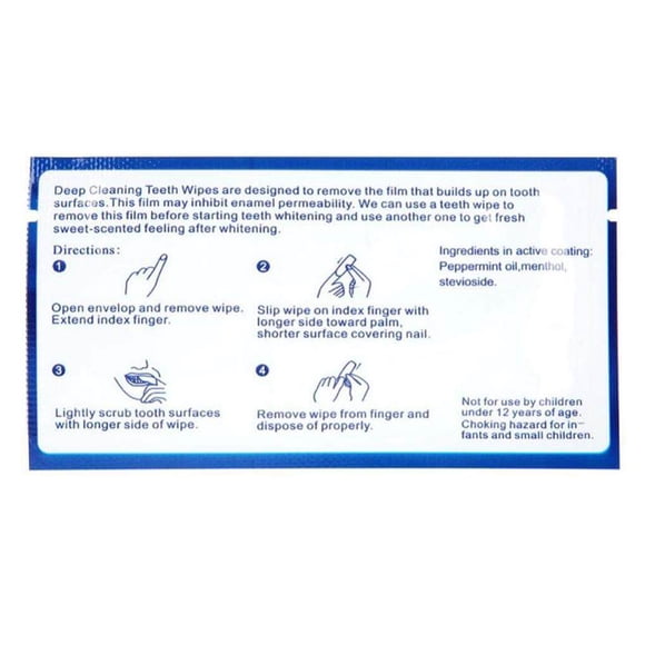 50pcs Disposable Wipe Oral Brush Disposable Wipe Up Finger For Deep Cleaning Wipes Dental Tooth Oral Care