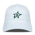 thumbnail image 2 of Men's Levelwear White Dallas Stars Matrix Adjustable Hat, 2 of 4