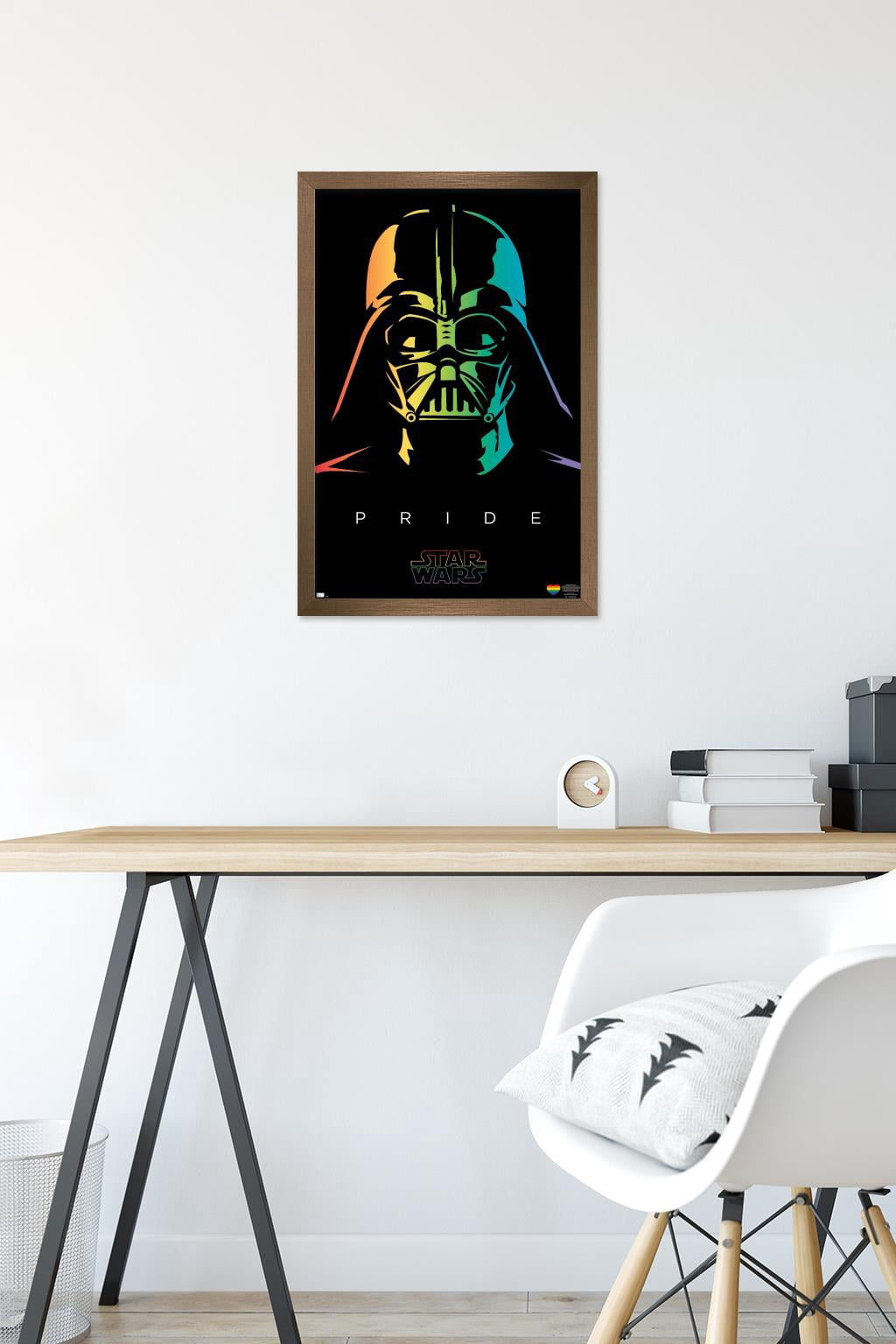 Star Wars: Saga - Darth Vader Pride Wall Poster, 14.725" x 22.375" Framed