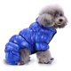 thumbnail image 3 of Ropa para mascotas, ropa cálida de otoño e invierno para perros, suéter con capucha de cuatro patas para mascotas, ropa azul para mascotas, 3 of 6