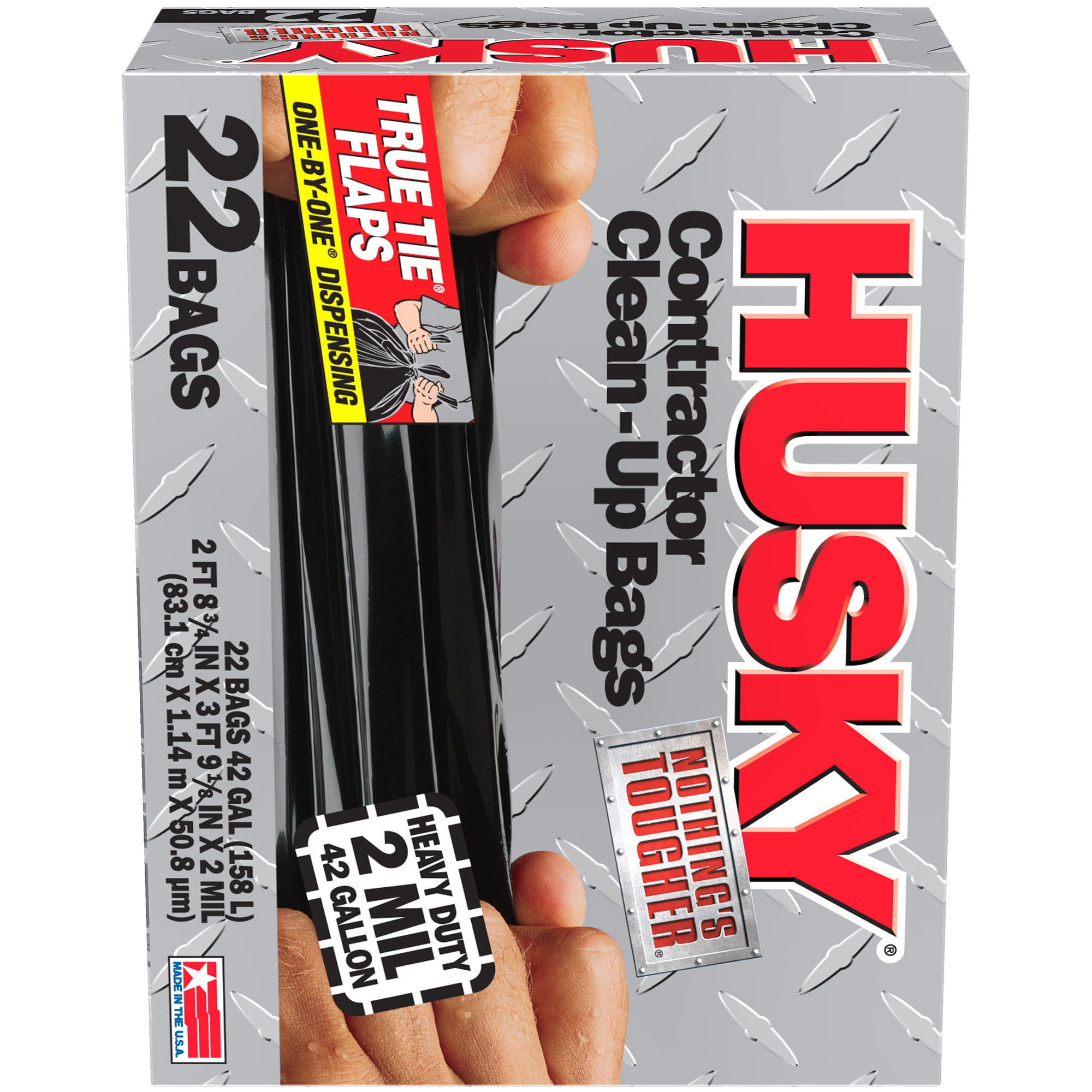 Husky 42 Gal. Heavy-Duty Clean-Up Bags (64-Count), Black - Yahoo