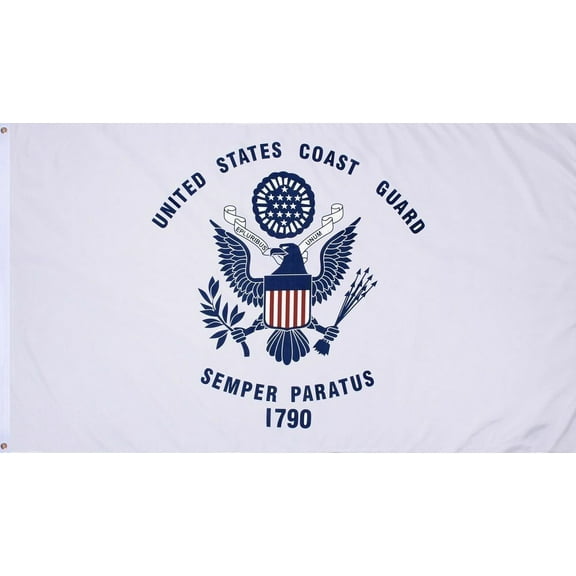 3x5 U.S. Coast Guard USCG Military Banner Flag Double Stitched 3' x 5' Grommets