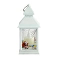 thumbnail image 1 of Visland 5.6" Vintage Candle Lantern with LED Pillar Candle- IP44 Waterproof Candle Lantern Battery Operated Hanging Lantern Porch Light - Tabletop Lantern Decorative Outdoor,1Pcs, 1 of 8