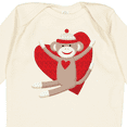 thumbnail image 4 of Inktastic Hug Sock Monkey Boys or Girls Long Sleeve Baby Bodysuit, 4 of 5