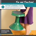 thumbnail image 3 of Learniture Backless Active Learning Stool For Office Desks And Classrooms, Active Learning Wobble Chair With Rocking Motion, 18""H, Black, 3 of 5