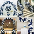 thumbnail image 4 of SPECOOL Navy Blue Silver Balloons Arch Kit Navy Blue Balloon Garland With White Silver Confetti Latex Balloons for Graduation Baby Shower Wedding Birthday Party Decorations, 4 of 12