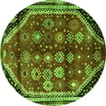 thumbnail image 1 of Ahgly Company Indoor Round Persian Green Traditional Area Rugs, 7' Round, 1 of 1