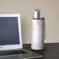 thumbnail image 5 of 20oz Stainless Steel Vacuum Insulated Coffee Mug with Tea Infuser and Cup Lid, Liquid & Marble Print, 5 of 6