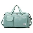 thumbnail image 1 of LHSHID Large Foldable Travel Duffel Bag, Sports Tote Gym Bag with Wet Pocket, Carry on Hospital Bags, Shoulder Weekender Overnight Bag for Women and Men, 1 of 6