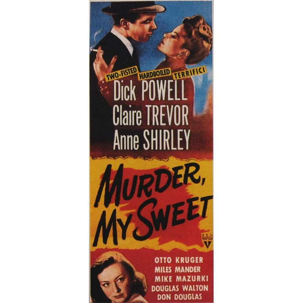 Murder My Sweet - movie POSTER (Insert Style C) (14\