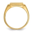 thumbnail image 2 of 14K Yellow Gold Ring Band Signet Men's, Size 6, 2 of 5