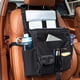 thumbnail image 2 of Organizador de asiento delantero de coche con funda y funda para portátil, organizador de asiento de coche con correas ajustables en la espalda, color negro, 2 of 7