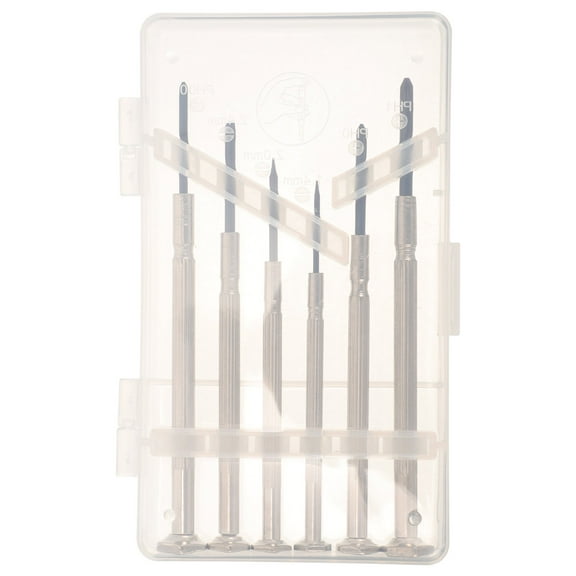 LEXSOMEO 6pcs Mini Precision Screwdrivers Set Watch Clock Repair Screwdrivers Electronics Repair Tools