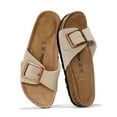thumbnail image 1 of Sandalias Project Cloud Ibiza Nude de cuero con memory foam talla 7.5, 1 of 6