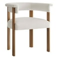 thumbnail image 3 of Performance Velvet Barrel Dining Chairs - Set of 2, 3 of 10