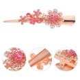 thumbnail image 4 of Pinza de pelo de cocodrilo, accesorio para el pelo con diamantes de imitación, pinza de cocodrilo, pinza de pelo de cristal para mujer, 4 of 5