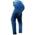 thumbnail image 2 of Jack David Women's Plus Size Moto Biker Stretch Skinny Denim Jeans Pants Y1648, 2 of 3