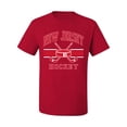 thumbnail image 2 of Wild Bobby City of New Jersey Hockey Fantasy Fan Sports Men's T-Shirt, Red, 4X-Large, 2 of 5