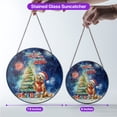 thumbnail image 5 of Merry Christmas and Happy New Year Santa Golden Retriever Holiday Xmas Winter 2025 Stained Glass Suncatcher Goldens Dog Lover Gifts Idea Window Hanging Sign Decor - 00024, 5 of 5
