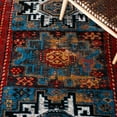 thumbnail image 6 of SAFAVIEH Vintage Hamadan Edin Oriental Area Rug, Red/Light Blue, 9' x 12', 6 of 8