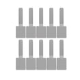 thumbnail image 4 of Juego de 10 bridas reutilizables para cables, cintas para organizar cables, sistema de organización versátil Gris, 4 of 9