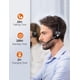 thumbnail image 5 of Auriculares Bluetooth TECKNET, auriculares inalámbricos con micrófono con cancelación de ruido para camionero, auriculares Bluetooth con micrófono silencioso para el trabajo, 5 of 5