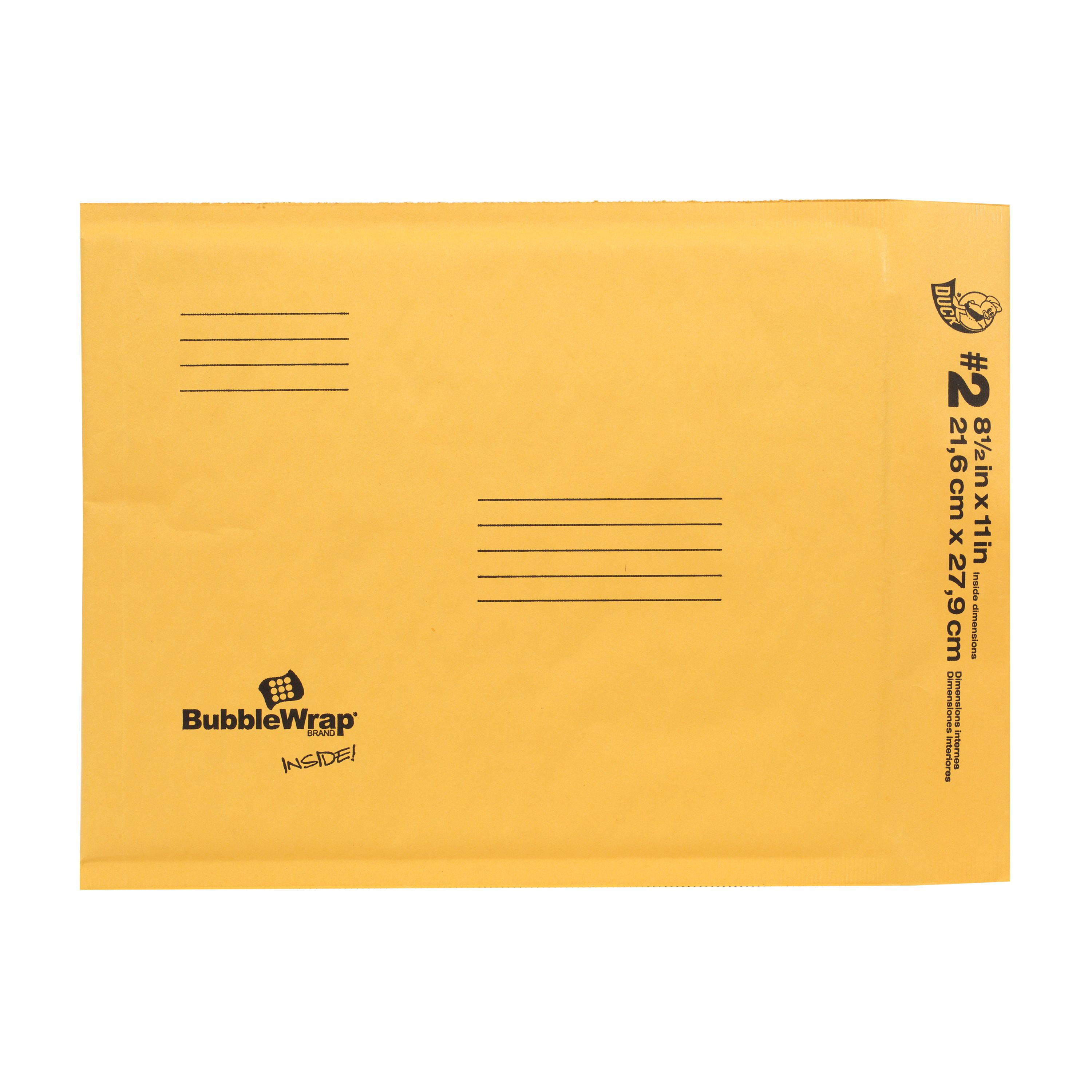 Duck Brand 22.22 In. x 22 In. Kraft Bubble Mailer, Manilla - Walmart.com