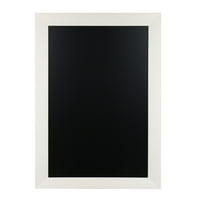 Chalkboards Product Image Designovation Beatrice Framed Magnetic Chalkboard 29 5x45 5 Farmhouse White