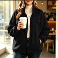 thumbnail image 6 of Tqcoqu Stand Collar Zip Up Jacket for Women, Long Sleeve Loose Casual Sweatshirt Cardigan with Patch Pocket, 2026 Fall Trendy Outfit, 6 of 9