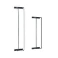 thumbnail image 2 of Brabson Wall-Mounted Metal Bathroom Towel Rack, Set of 2, Black, 2 of 10