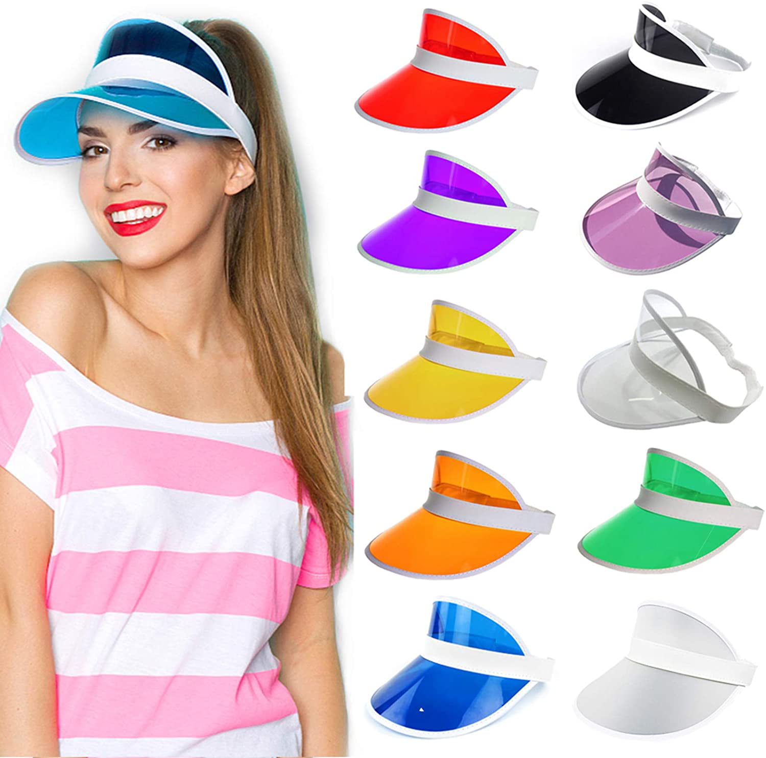 Summer Women's Hat Visor Sun Protection Candy Color Solid Casual Quality Cap New 