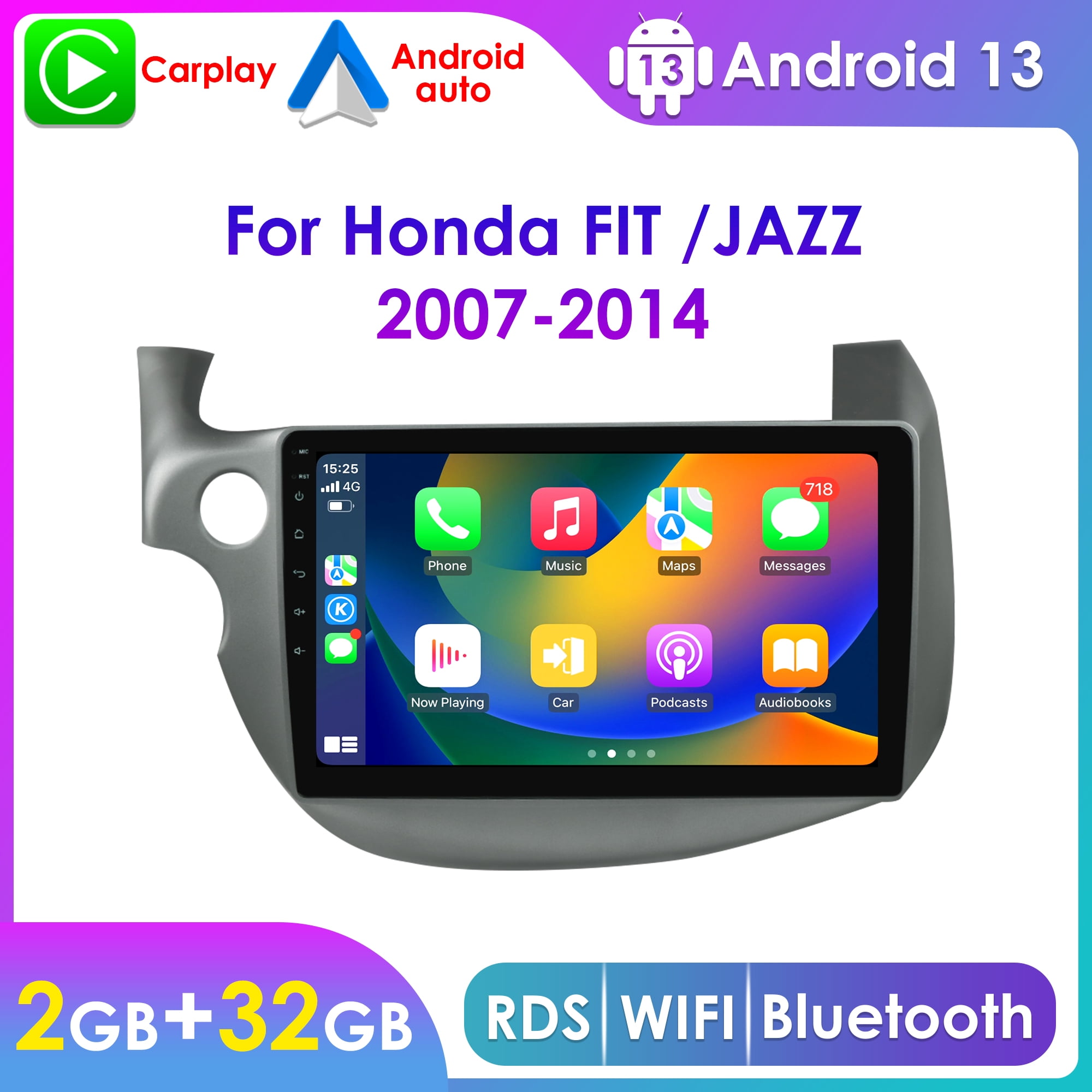 Autoradio Android Pour Toyota RAV4 2013-2019 - 10,1 Pouces - CarPlay/Android Auto Sans Fil - GPS, Wi-Fi, Caméra De Recul