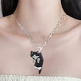 thumbnail image 5 of ZPAQI Trendy Cat Pendant Neckchains Charm Stylish Necklace Accessory for Cat Lovers For Valentine's Day Gift, 5 of 13