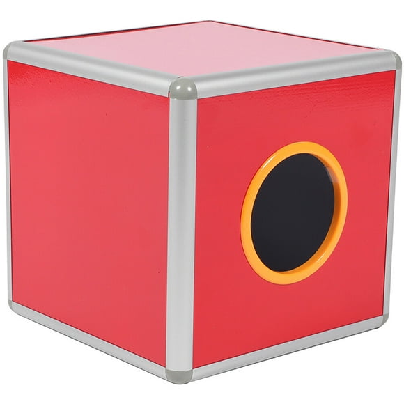 Red Raffle Box with Slot for Lottery and Ballot Collections 1Set