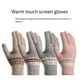 thumbnail image 5 of Qarigey Guantes cálidos de invierno para pantalla táctil, mitones de punto elásticos para mujer, suaves y cálidos, de amplia aplicación guantes y mitones Negro, 5 of 6