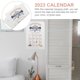 thumbnail image 4 of GOOHOCHY Calendario 2023 Tapiz Decorativo Pared Camping Calendario Fondo Calendario Accesorio, 4 of 7