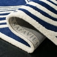 thumbnail image 5 of SAFAVIEH Chatham Shaelyn Geometric Wool Area Rug, Dark Blue/Ivory, 4' x 6', 5 of 10
