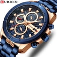thumbnail image 2 of Curren Carian 8337 Men's Watch Quartz Watch Watch Waterproof Japanese Imported Movement Hot Sale, 2 of 8