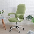 thumbnail image 1 of Housse de Dossier pour Fauteuil Pivotant, Housse de Chaise d'Ordinateur de Bureau, 1 of 6
