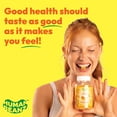 thumbnail image 6 of Human Beanz Fiber Jelly Beans for Adults, Prebiotic Fiber Supplement for Digestive Health, Chicory Root Inulin, Vegetarian Gluten-Free Kosher Halal, 150 Lemon Gummies, 6 of 9
