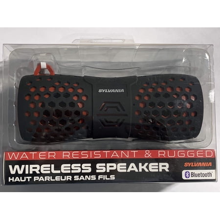 SYLVANIA SP332-Bluetooth Speaker Water Resistant (Red)