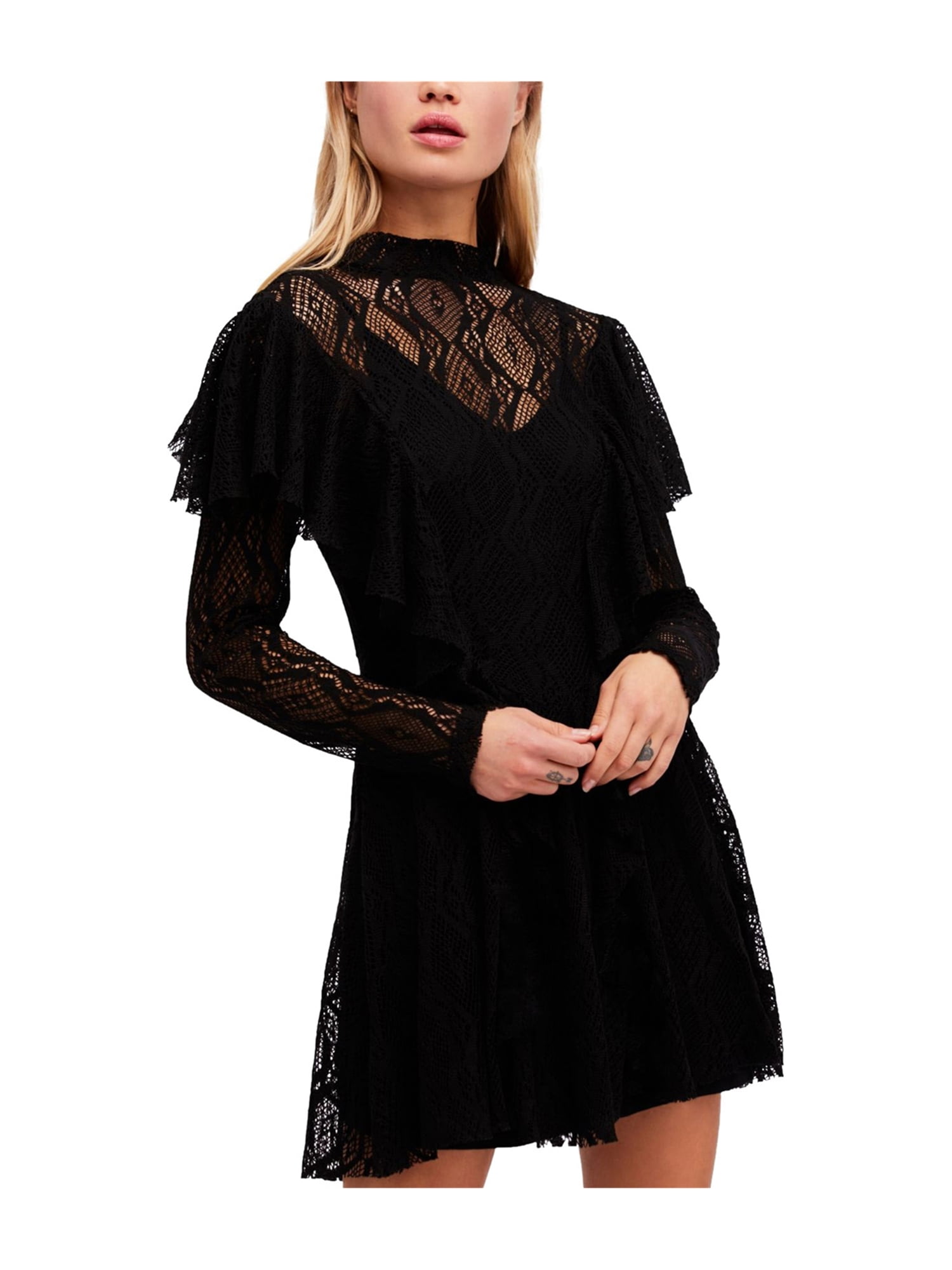 black fit and flare dress canada