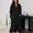 Black, variant on Bathrobe For Women Hooded Fleece Towelling Dressing Gown Lightweight Sauna Gown House Coat Long Bathrobe Plush Sleepwear Robes Bathrobes M