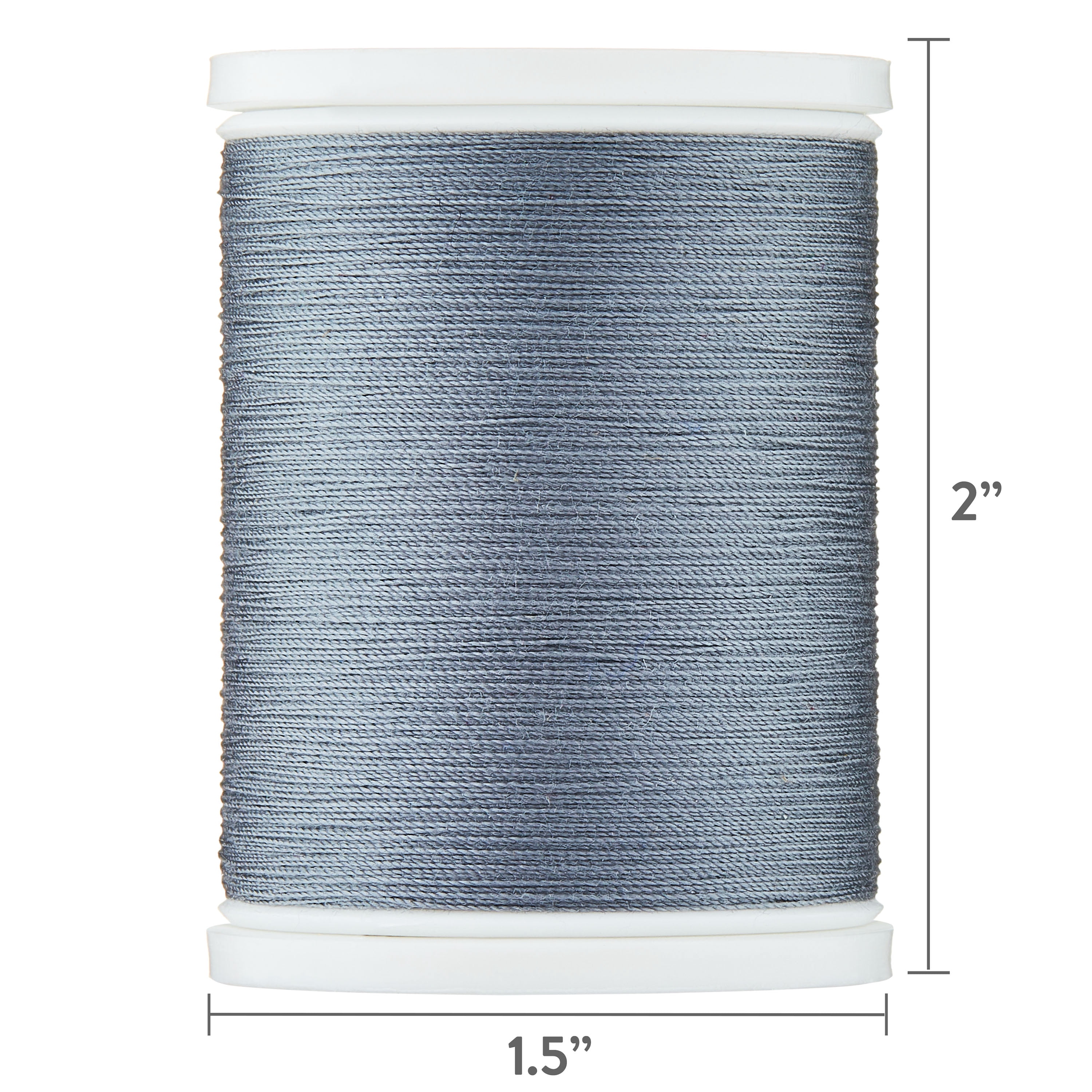 Hello Hobby Rock Gray 100% Polyester All Purpose Thread, 300 Yards