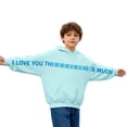 thumbnail image 5 of Girls Hoodies Casual Long Sleeve Warm Pullover Tops Baggy Fashion Cute Streetwear Sweatshirts with Pockets,6-12 Months 12-24 Months 2t 3t 4t 5t 6t 7t 8t 9t Children Sky Blue 6-7 Years, 5 of 6