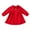 Red, variant on Generic Toddler Baby Kids Cute Girls Christmas Soild Red Princess Party Dress Autumn Winter Clothes for Holiday Party Christmas （6-12 Months Red）
