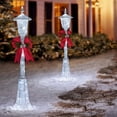 thumbnail image 2 of Haute Decor 48 Inch LED Outdoor Lamppost Christmas Decor with 50 LED Lights, 2 of 2