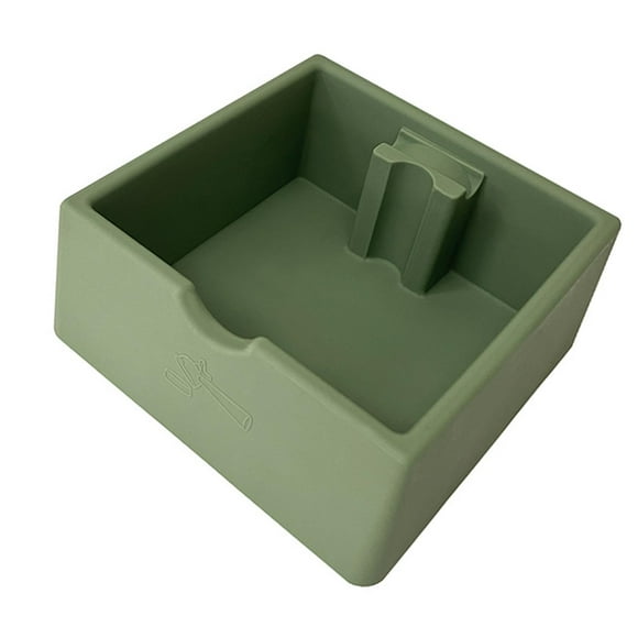 Caja de golpeteo de café Durabilidad Suministros prácticos Accesorio Fácil de limpiar Espresso Verde