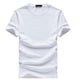 thumbnail image 2 of Camiseta de alta calidad de media manga para hombre, camiseta Formal informal, cuello redondo, tela de poliéster, algodón y LICRA, 2 of 3